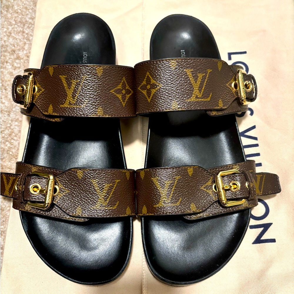 Louis Vuitton Two Strap Sandal authentic